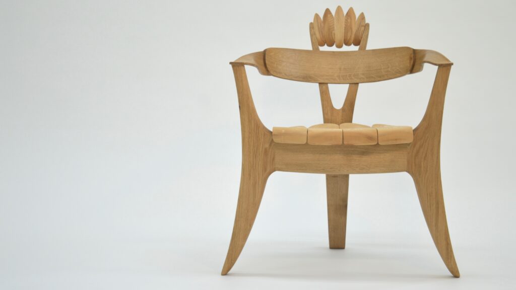 front view Træna chair